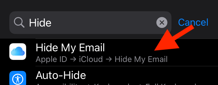 Hide My Email